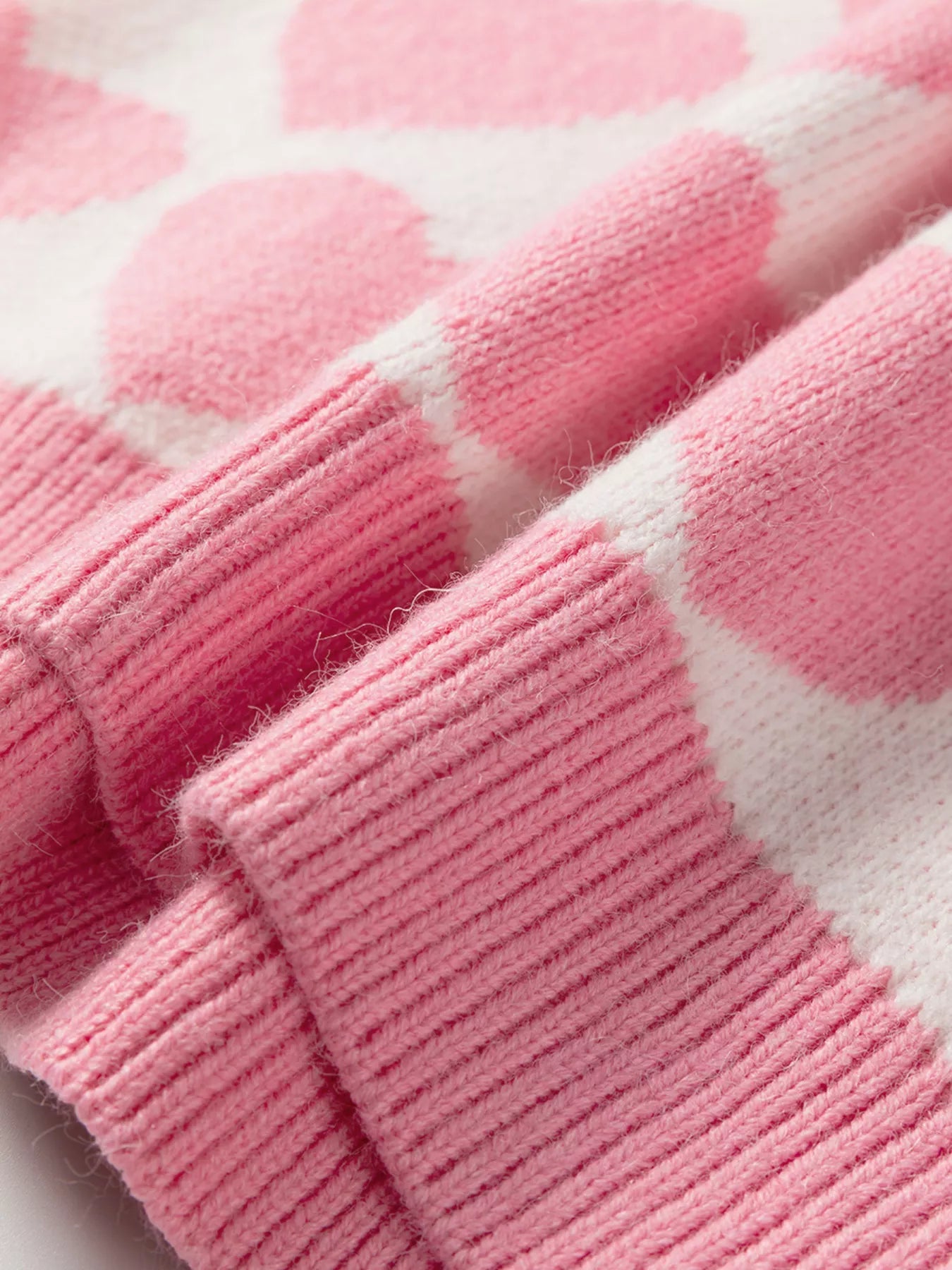 Valentine Heart Round Neck Sweater designed for comfort and style at Lookzlike