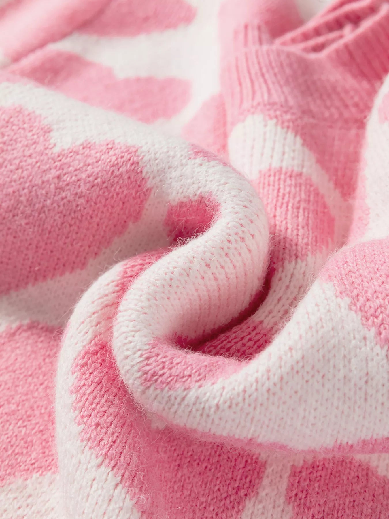 Valentine Heart Round Neck Sweater designed for comfort and style at Lookzlike