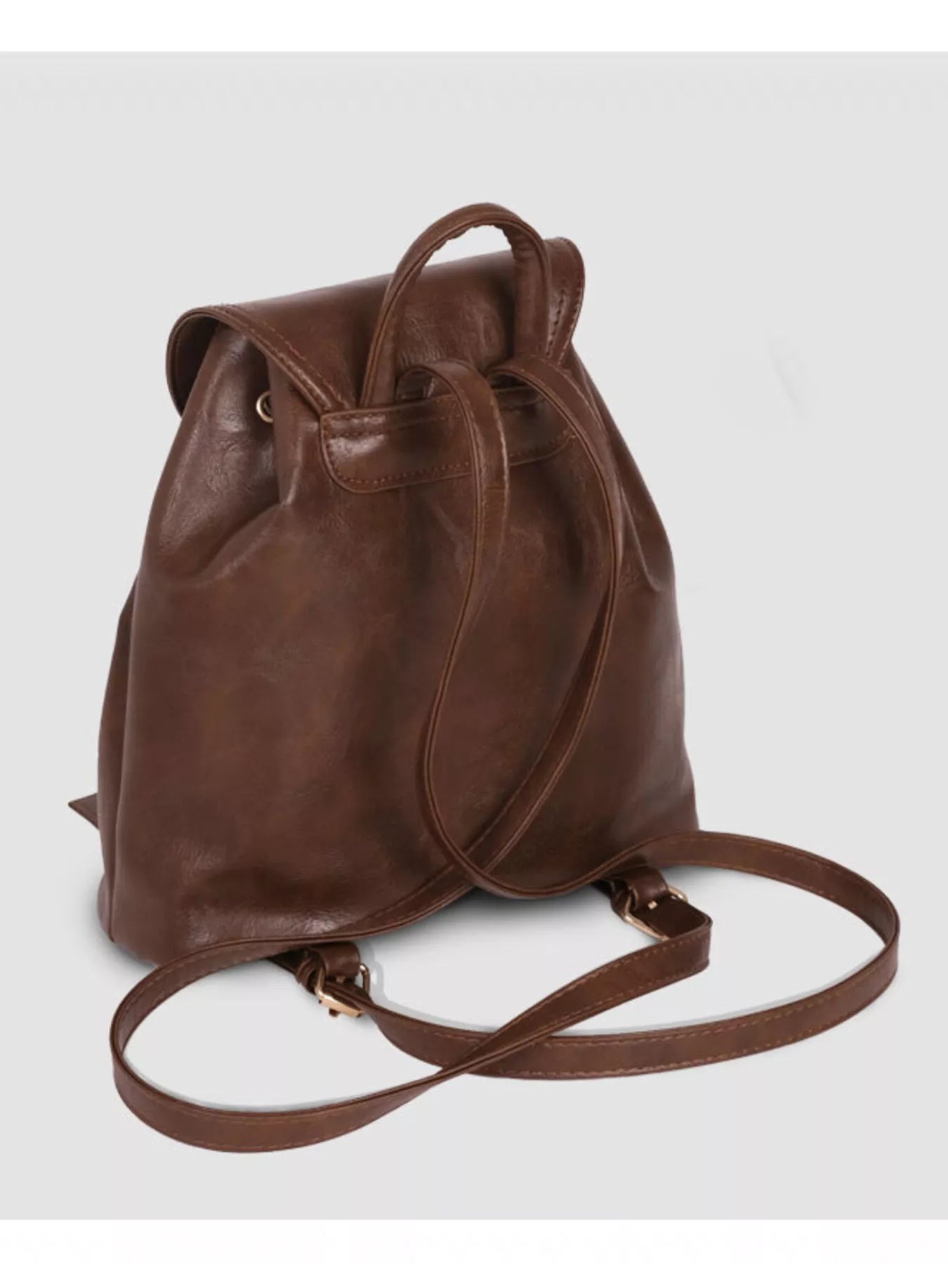 Vintage Style Buckle Backpack Bag designed for comfort and style at Lookzlike