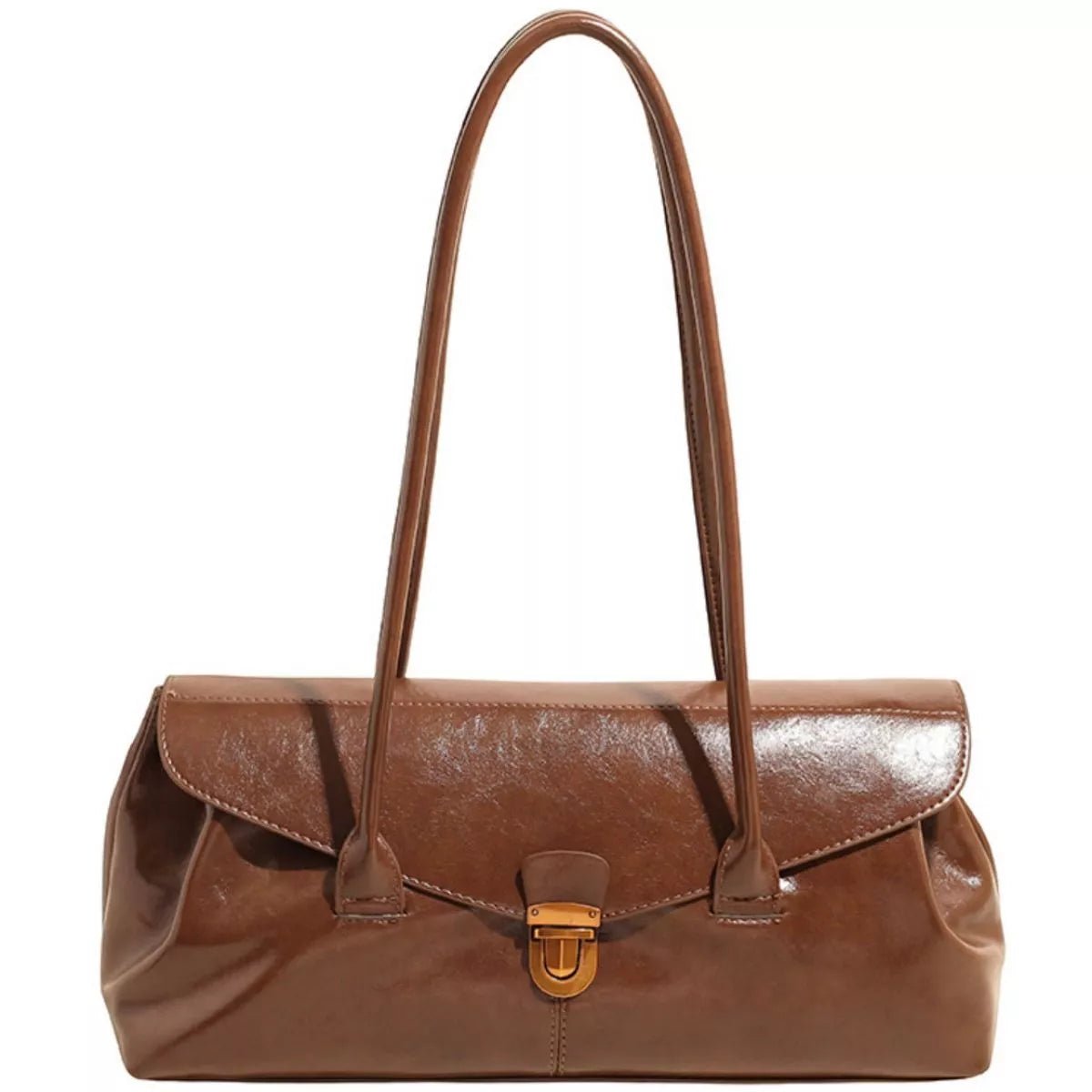 Vintage Style Leather Shoulder Bag designed for comfort and style at Lookzlike