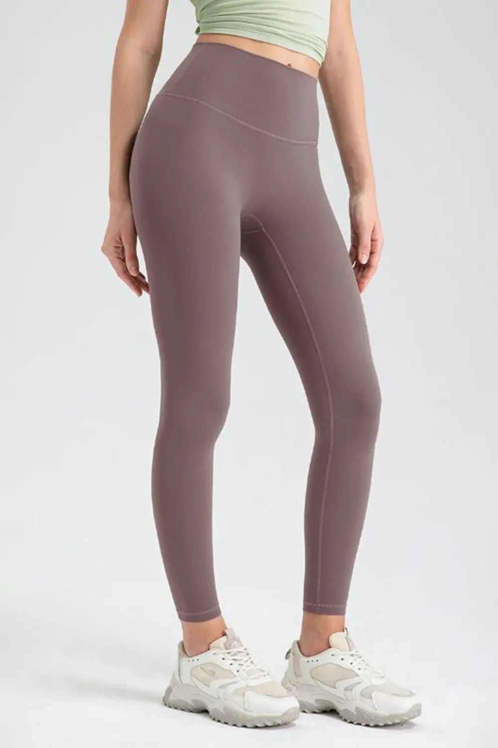 Wide Waistband High Waist Sport Leggings - Lookzlike