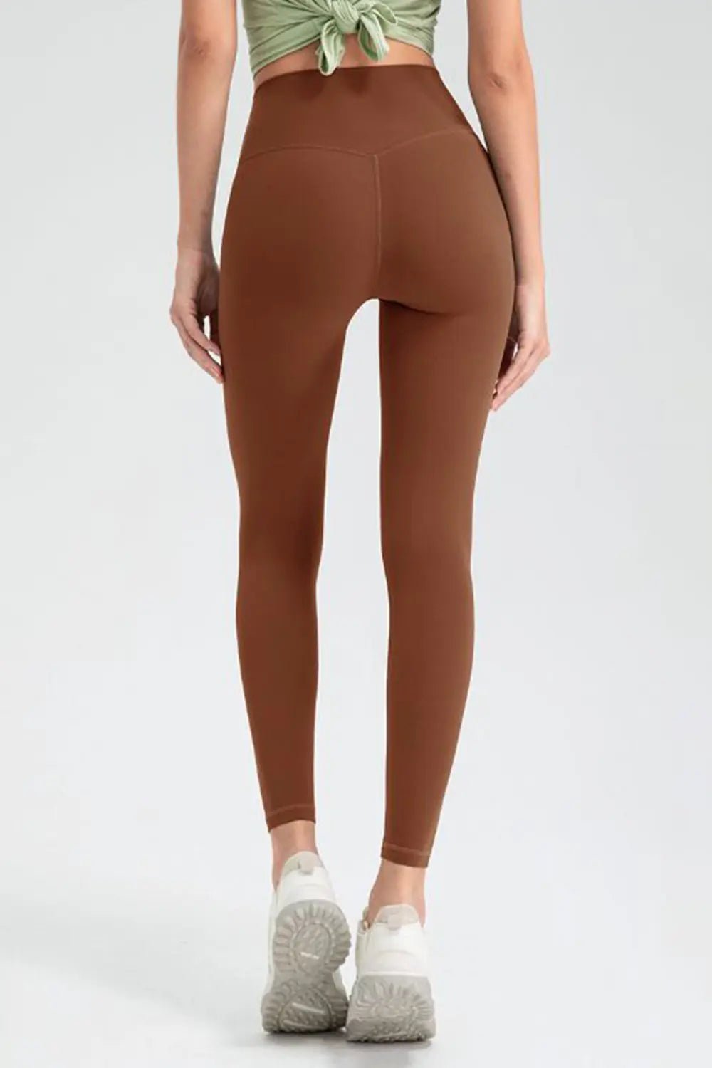 Wide Waistband High Waist Sport Leggings - Lookzlike