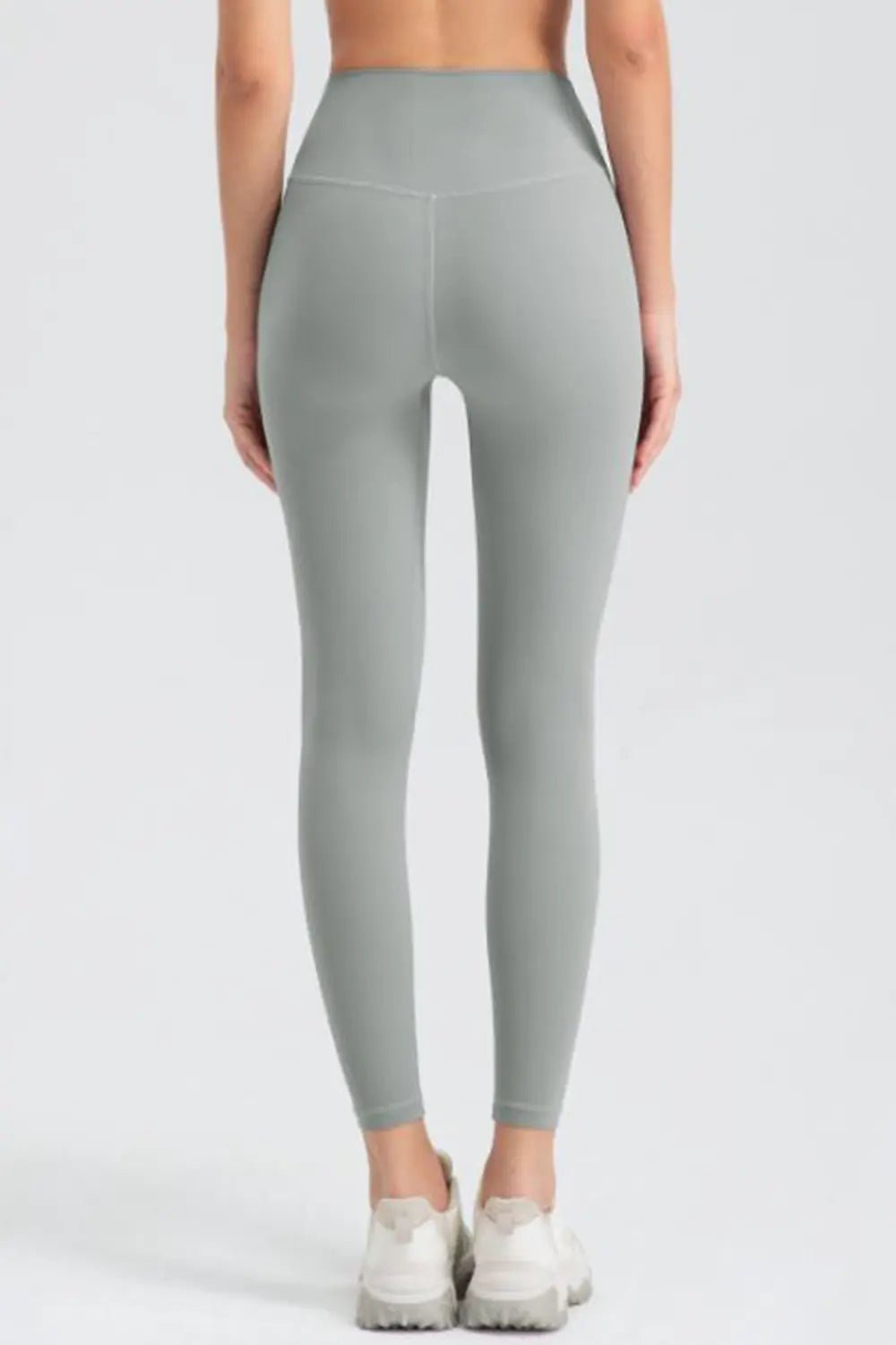 Wide Waistband Slim Fit Active Leggings - Lookzlike