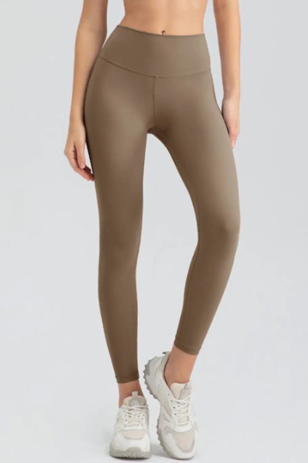 Wide Waistband Slim Fit Active Leggings - Lookzlike