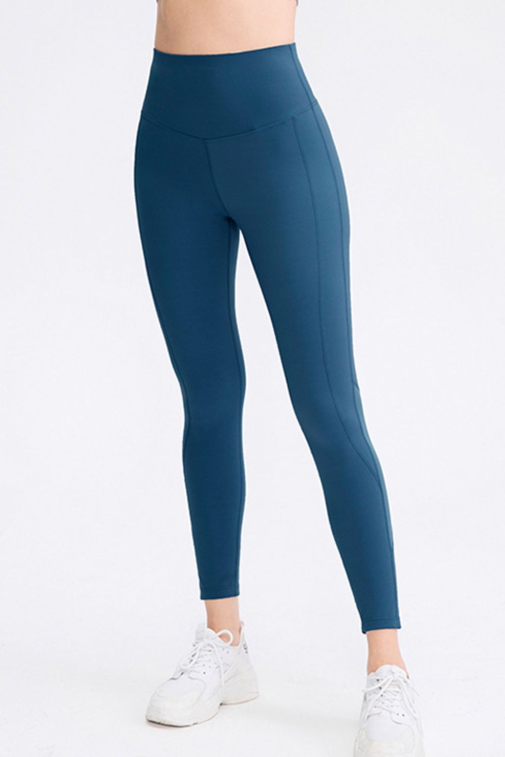 Wide Waistband Slim Fit Long Sports Pants - Lookzlike
