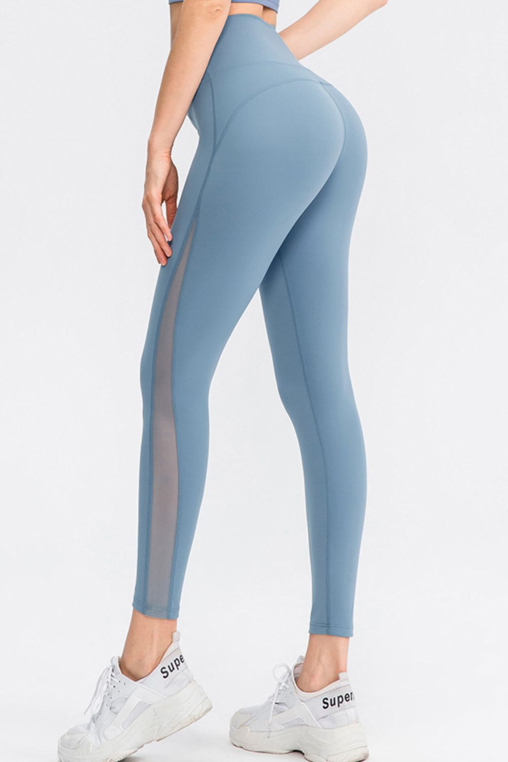 Wide Waistband Slim Fit Long Sports Pants - Lookzlike