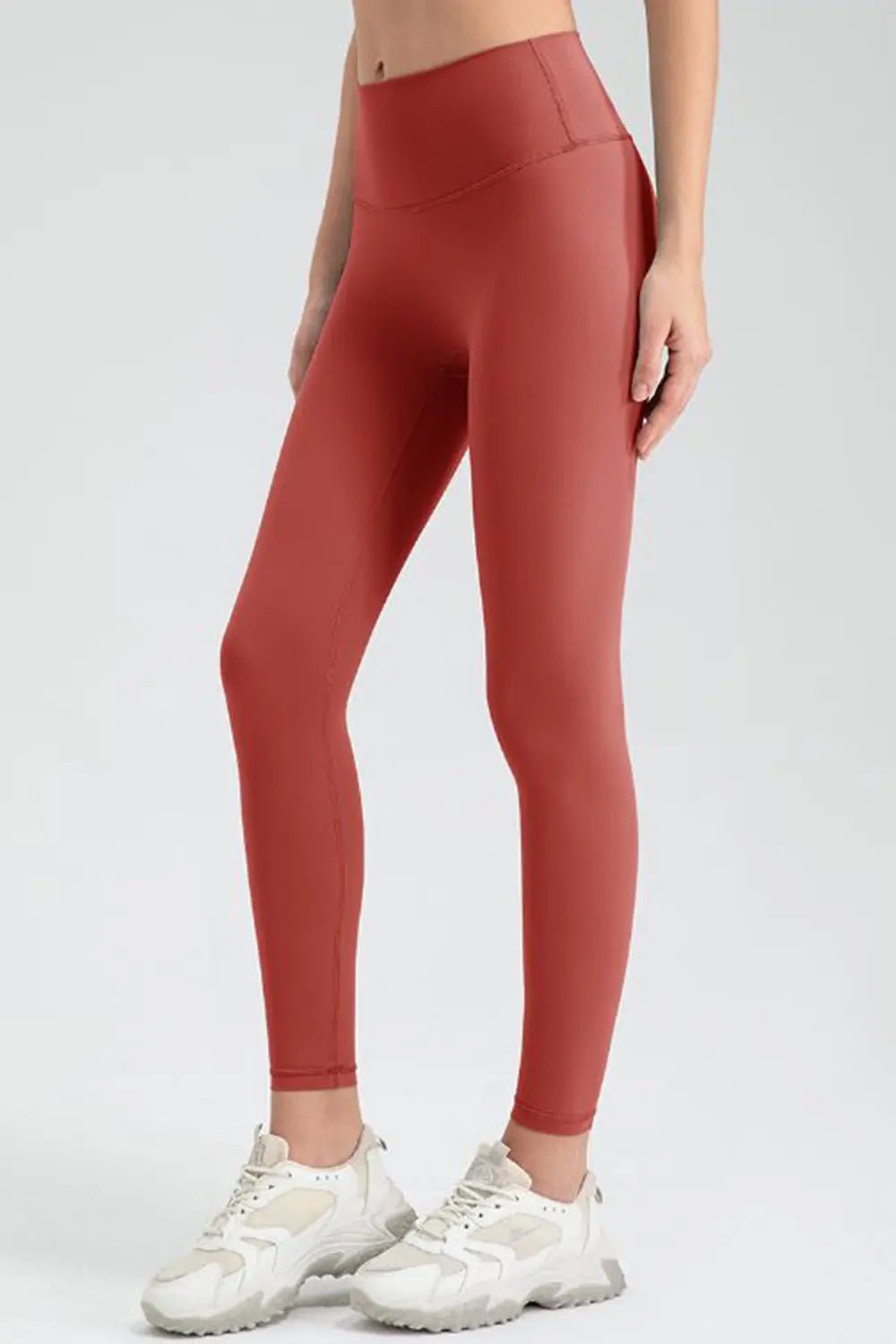 Wide Waistband Sport Leggings - Lookzlike