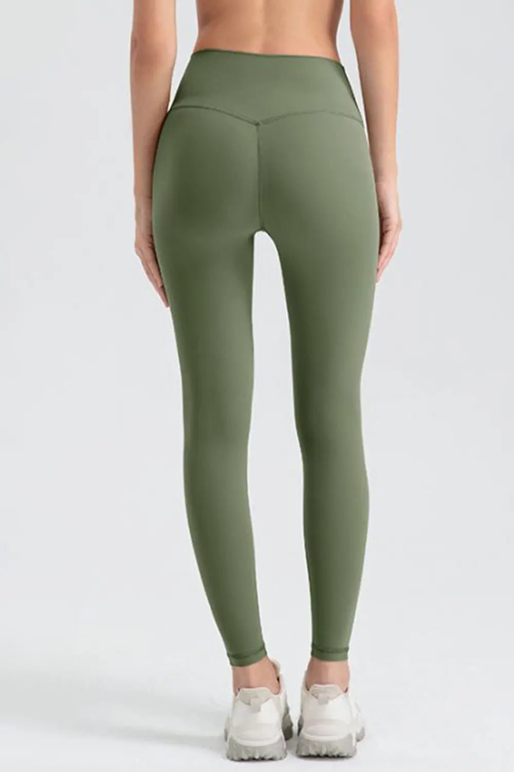Wide Waistband Sport Leggings - Lookzlike