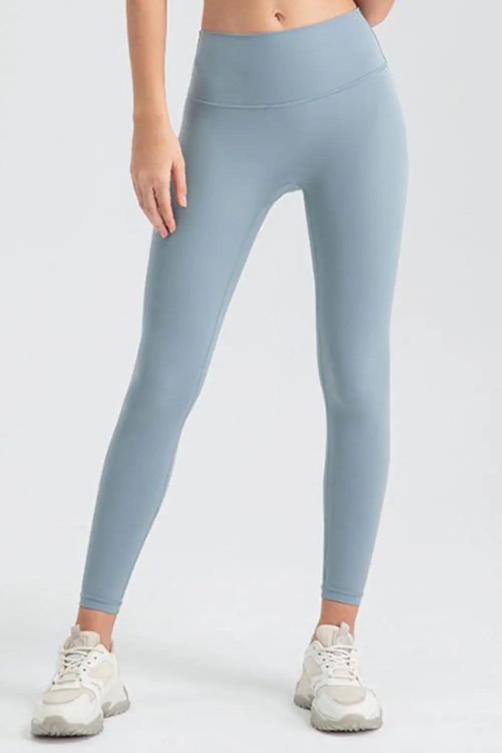 Wide Waistband Sport Leggings - Lookzlike