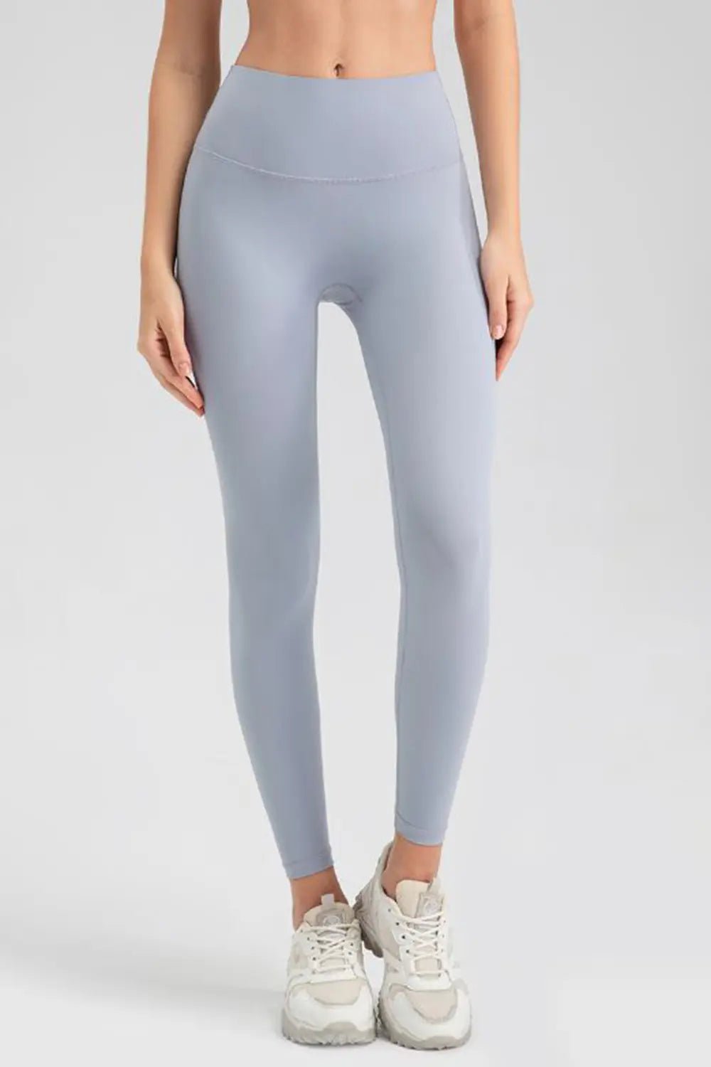 Wide Waistband Sport Leggings - Lookzlike