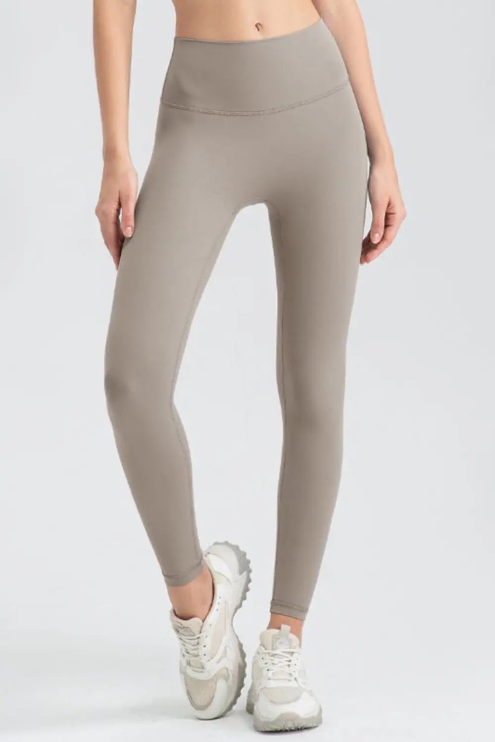 Wide Waistband Sport Leggings - Lookzlike