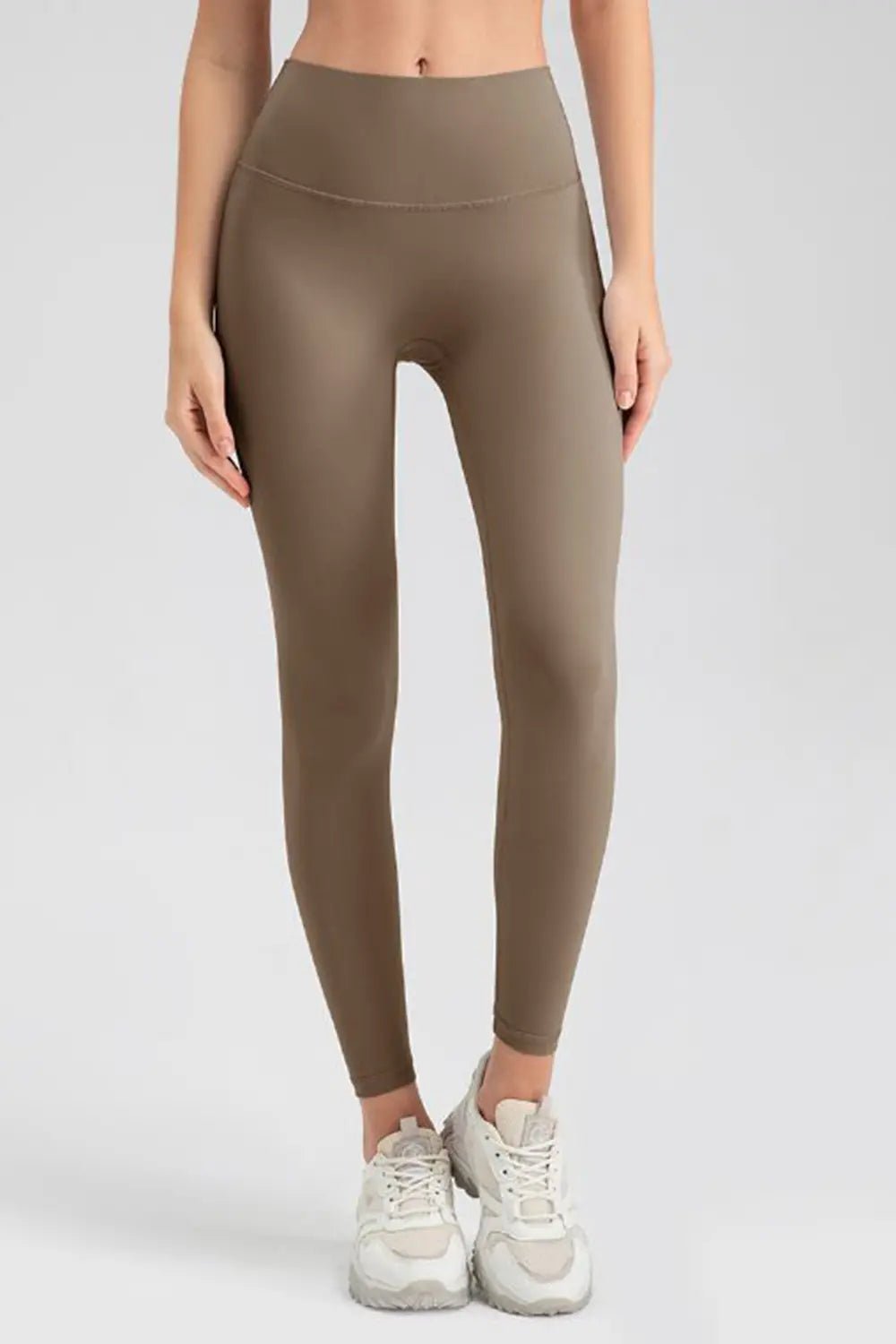 Wide Waistband Sport Leggings - Lookzlike