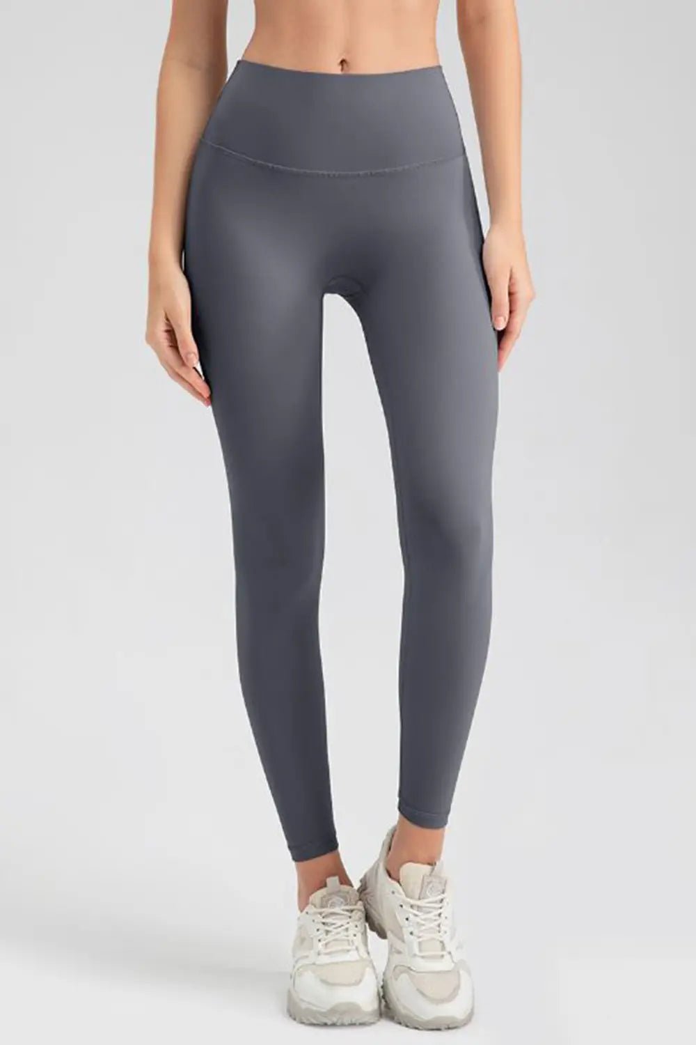 Wide Waistband Sport Leggings - Lookzlike