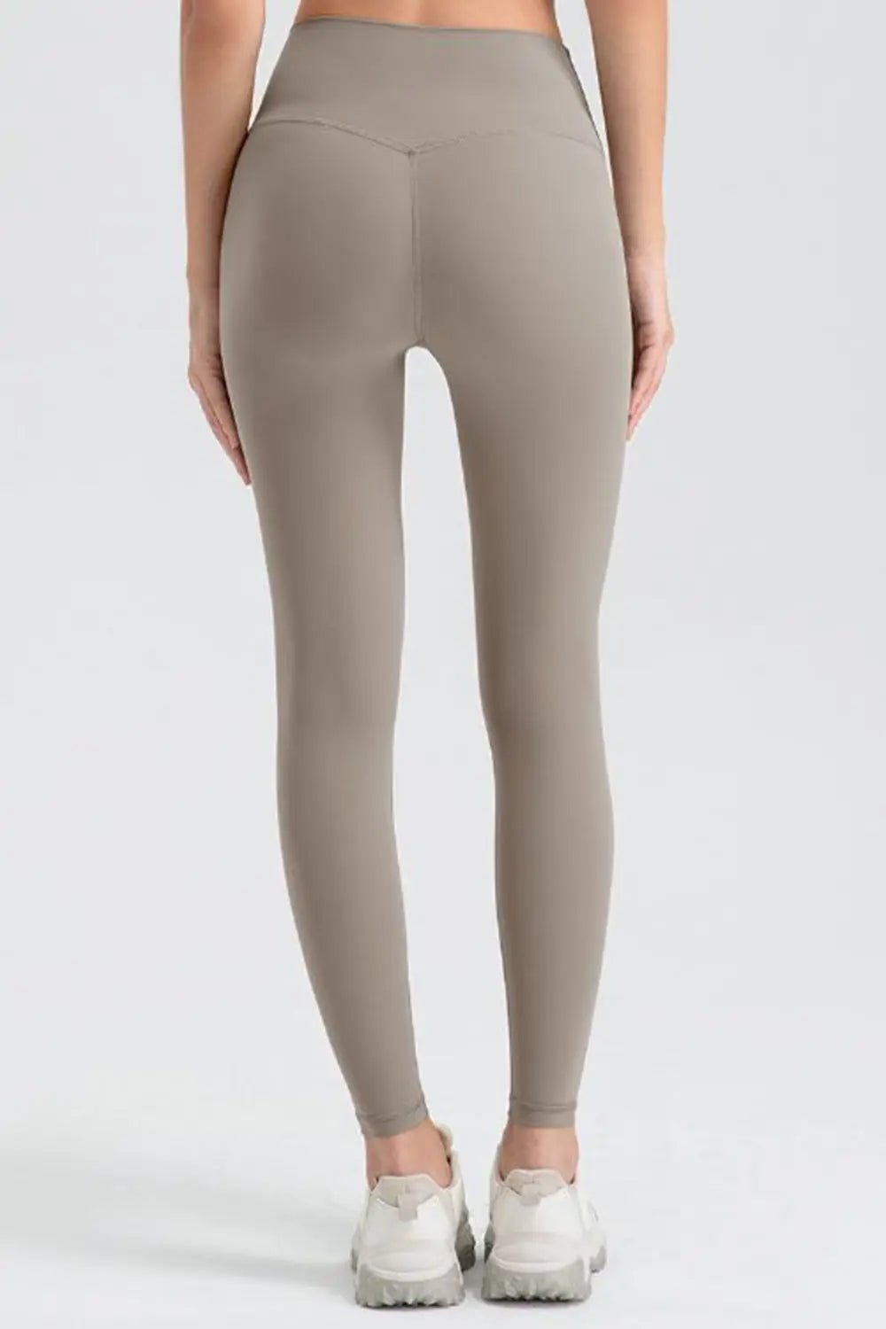 Wide Waistband Sport Leggings - Lookzlike