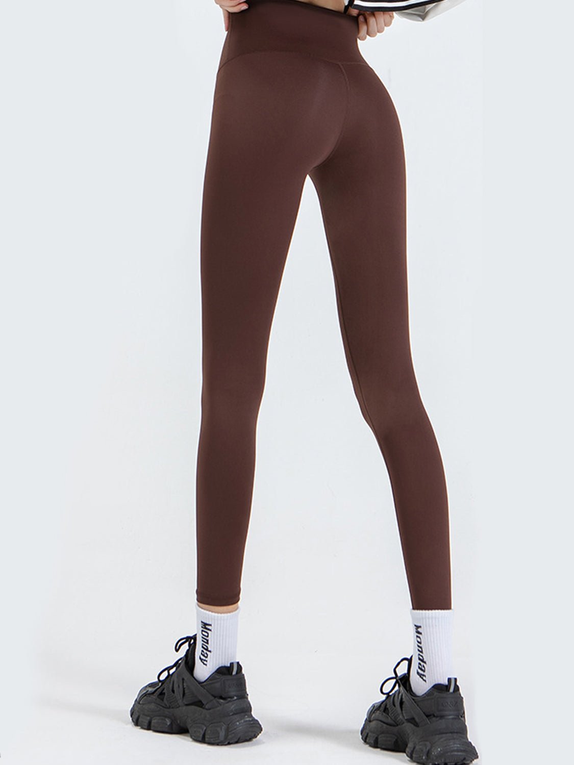 Wide Waistband Sports Leggings designed for comfort and style at Lookzlike